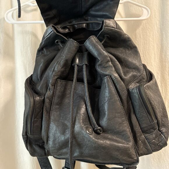 Cut N Paste Bags Leather Backpack Black - Picture 3 of 8